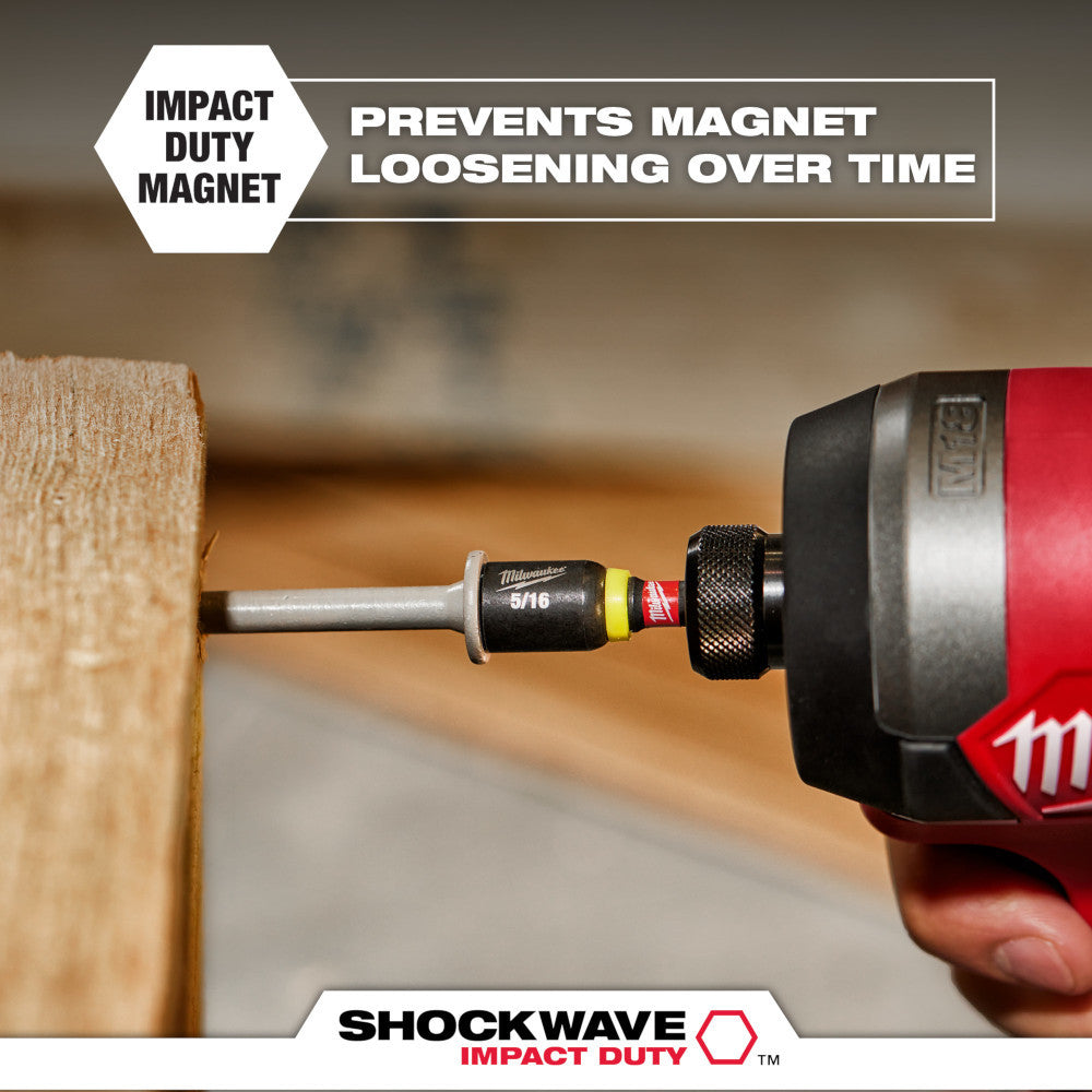 Milwaukee 49-66-4532 1/4 inch x 2-9/16 inch SHOCKWAVE Impact Duty Magnetic Nut Driver