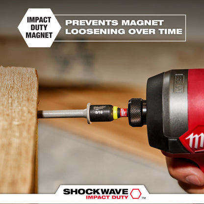 Milwaukee 49-66-4535 3/8 inch x 2-9/16 inch SHOCKWAVE Impact Duty Magnetic Nut Driver