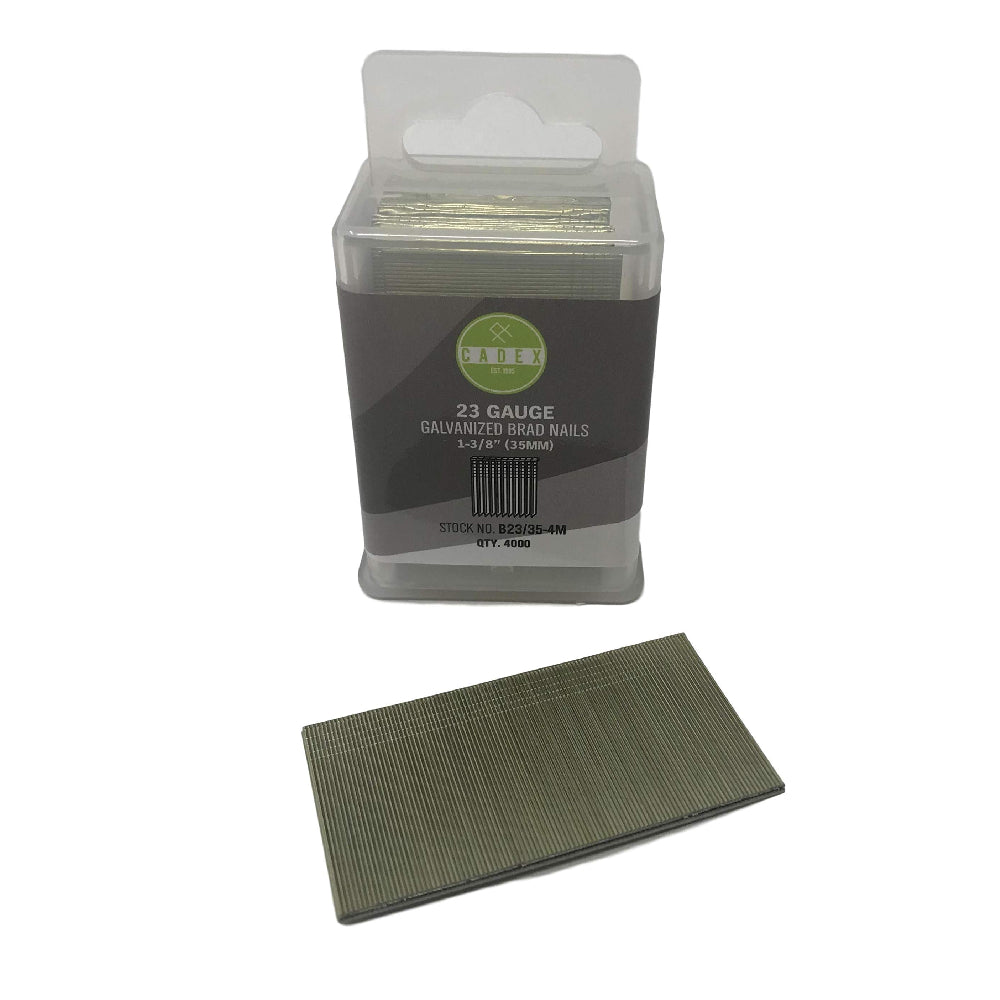 Cadex 23 Gauge 1-3/8in Galvanized Headless Pins - 4000pk