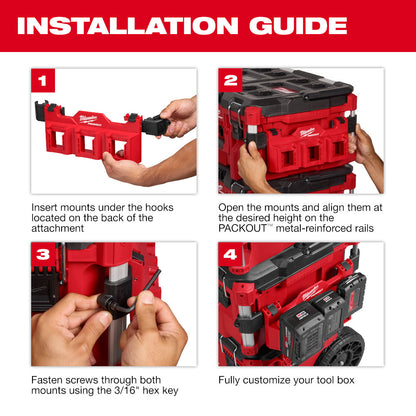 Milwaukee PACKOUT Tool Box Accessory Case Attachment