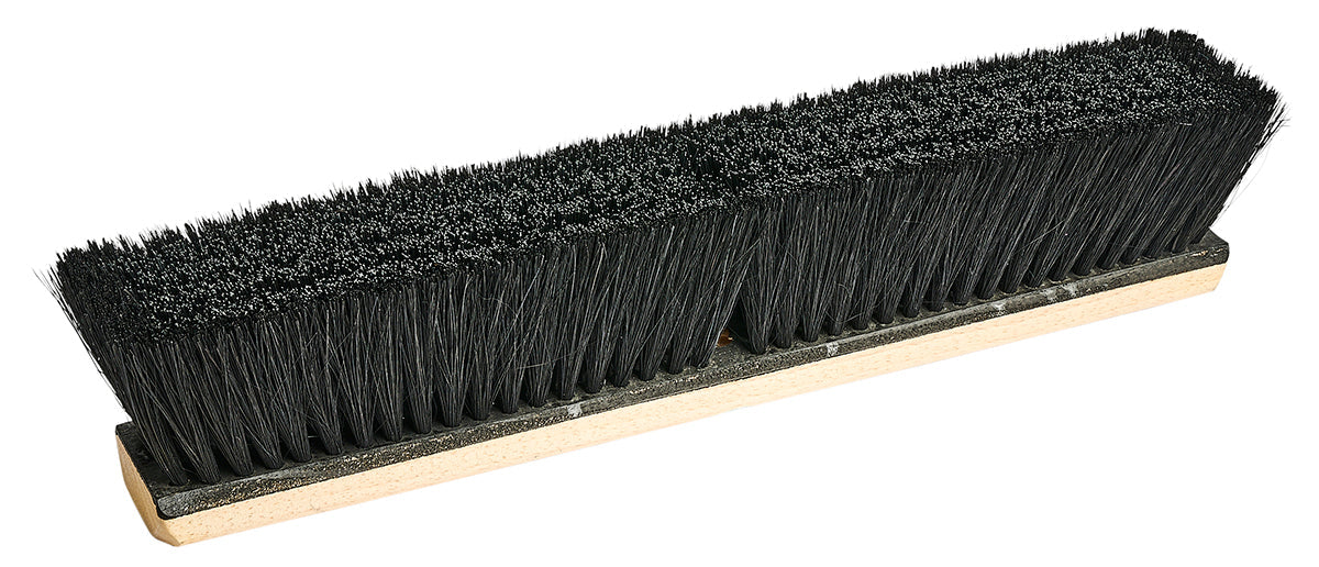 M2 18in Side-Clip Tampico Push Broom with Handle