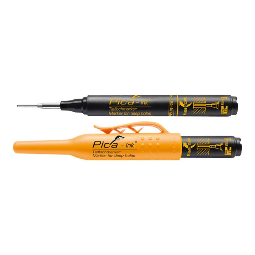 Pica 150-46-SB Pica-Ink Deep Hole Permanent Marker - Black