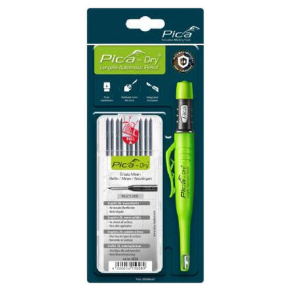 Pica 30403 Pica-Dry Longlife Automatic Pencil and Graphite 2B Lead Refills Set