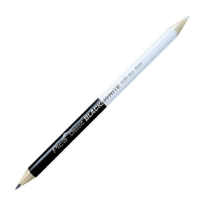 Pica 546-24-50 Classic 546 FOR ALL Black  and White Universal Marking Pencil