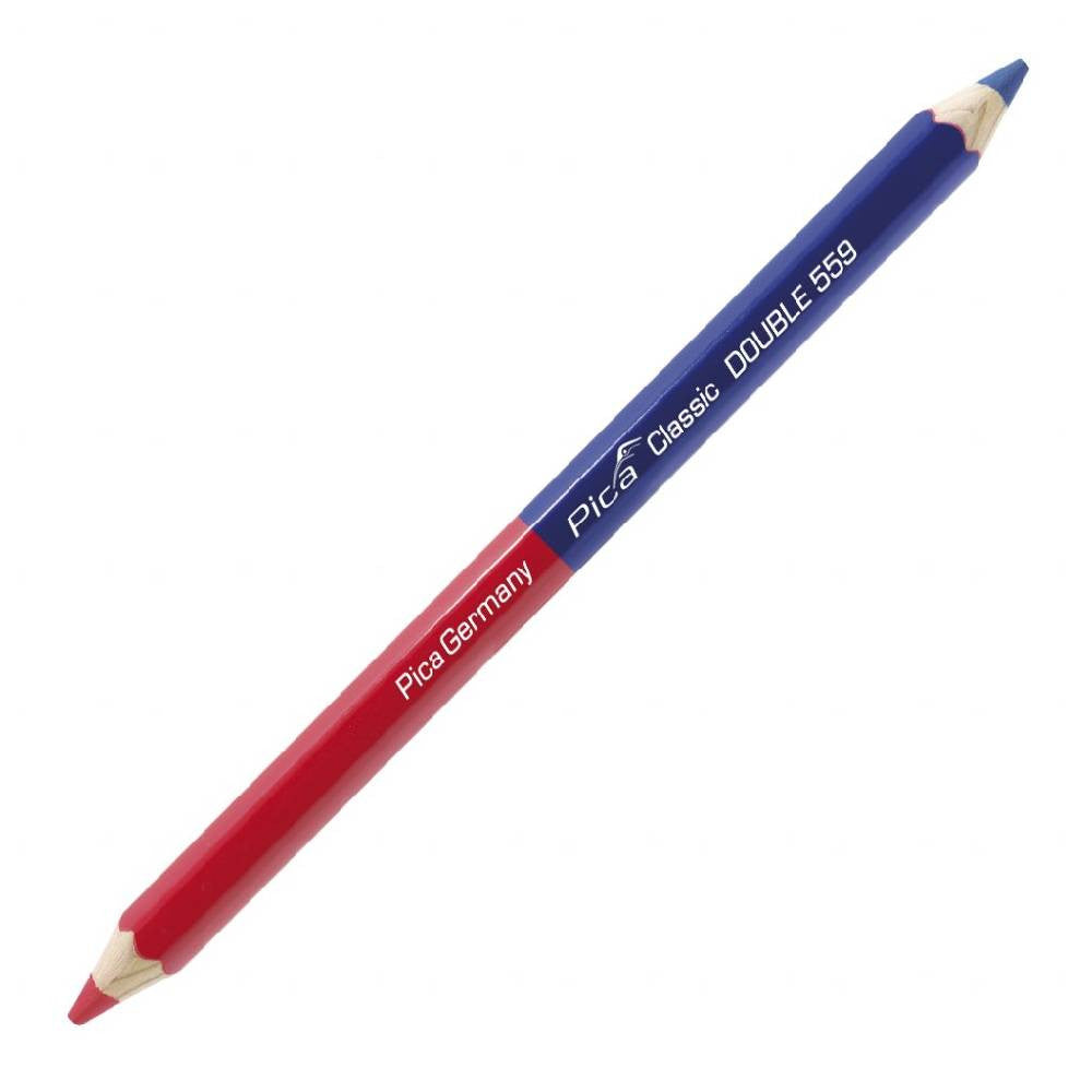 Pica 559-50 Classic 559 DOUBLE Red  and Blue Checking Pencil