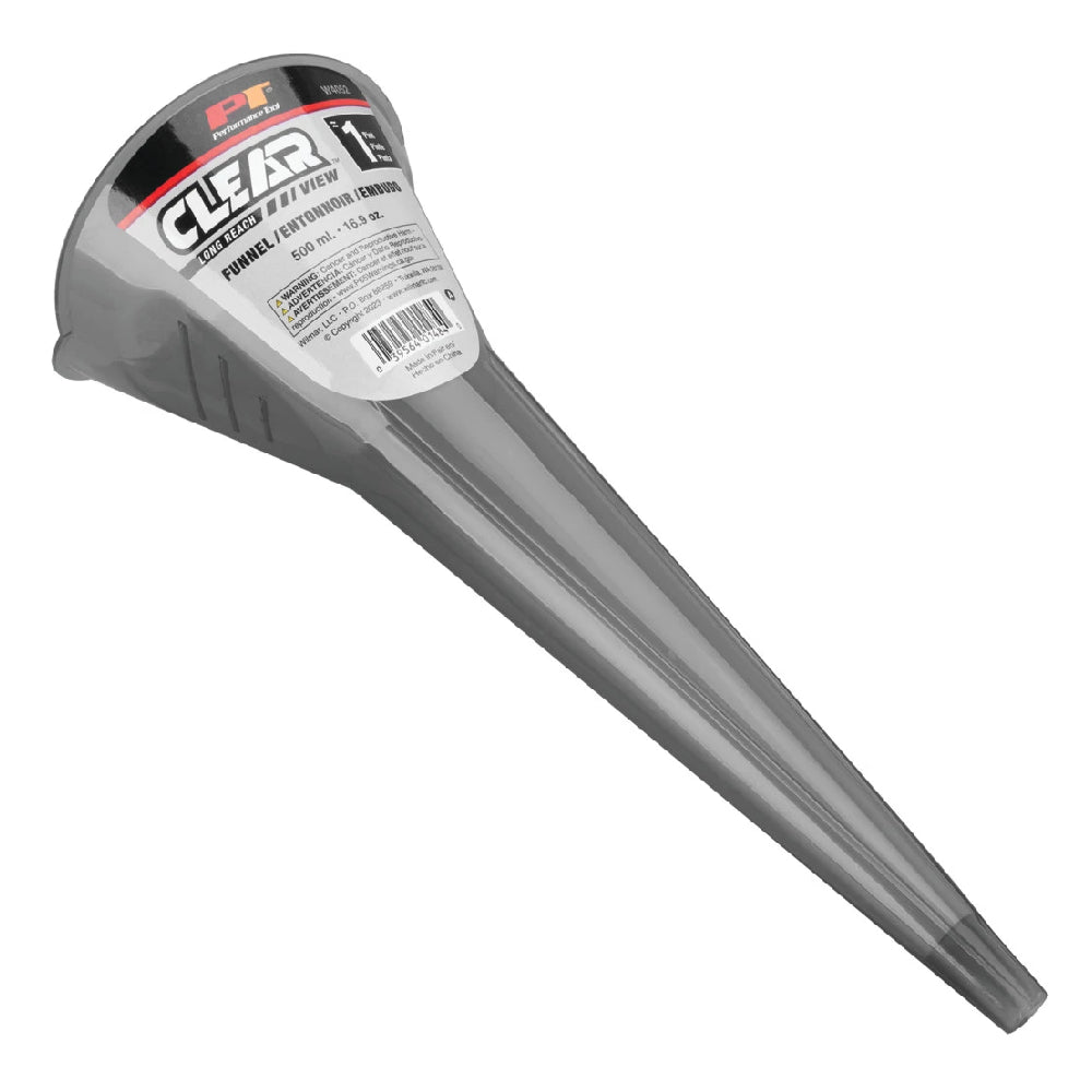 Performance Tool 1-Pint Clear View Long Reach Funnel