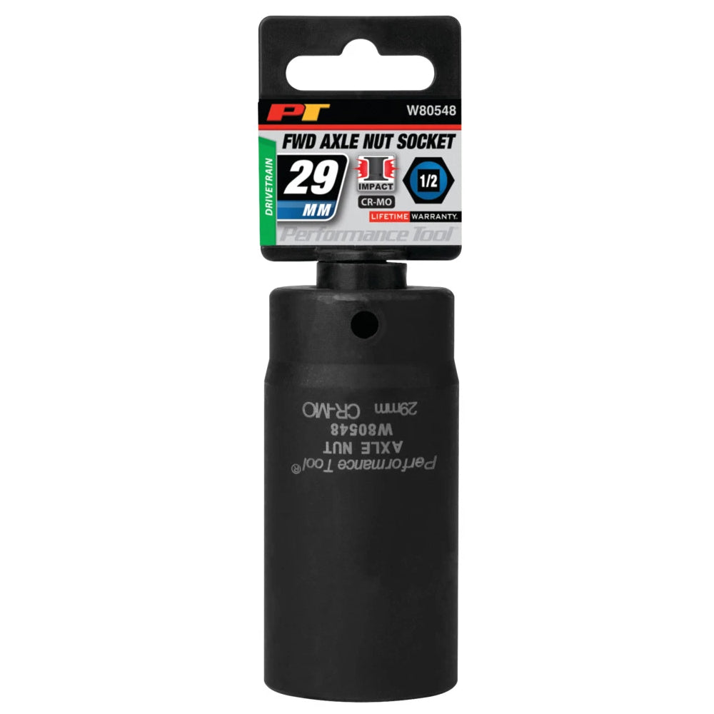 Performance Tool 29mm FWD Axle Nut Socket
