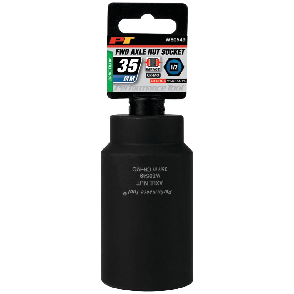 Performance Tool 35mm FWD Axle Nut Socket