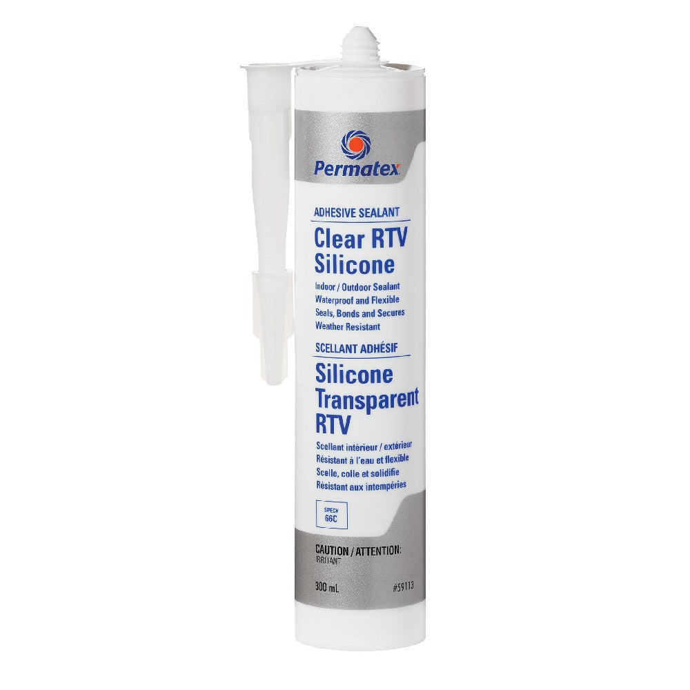 Permatex 66C 300ml Clear RTV Silicone Adhesive Sealant