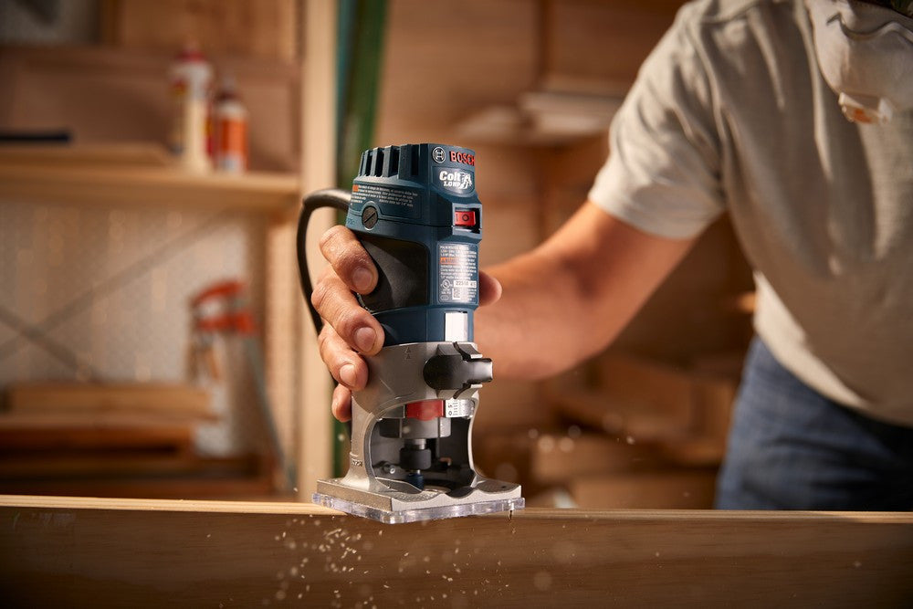 Bosch PR20EVS Colt 1.0 HP Electronic Variable-Speed Palm Router working