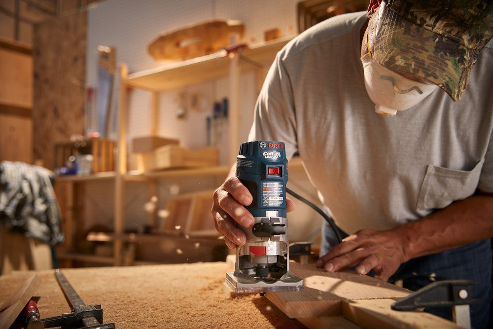 Bosch PR20EVS Colt 1.0 HP Electronic Variable-Speed Palm Router working