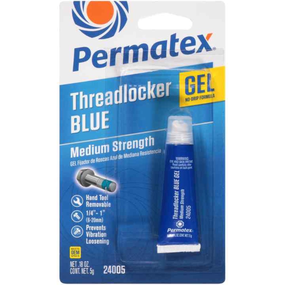 Permatex 6ml Medium Strength Threadlocker Blue Tube