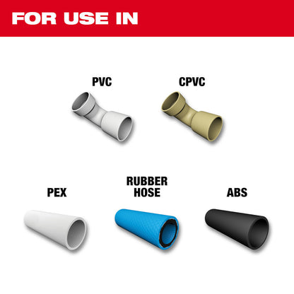 Milwaukee 48-22-4204 1 inch Tubing Cutter cutting pipe