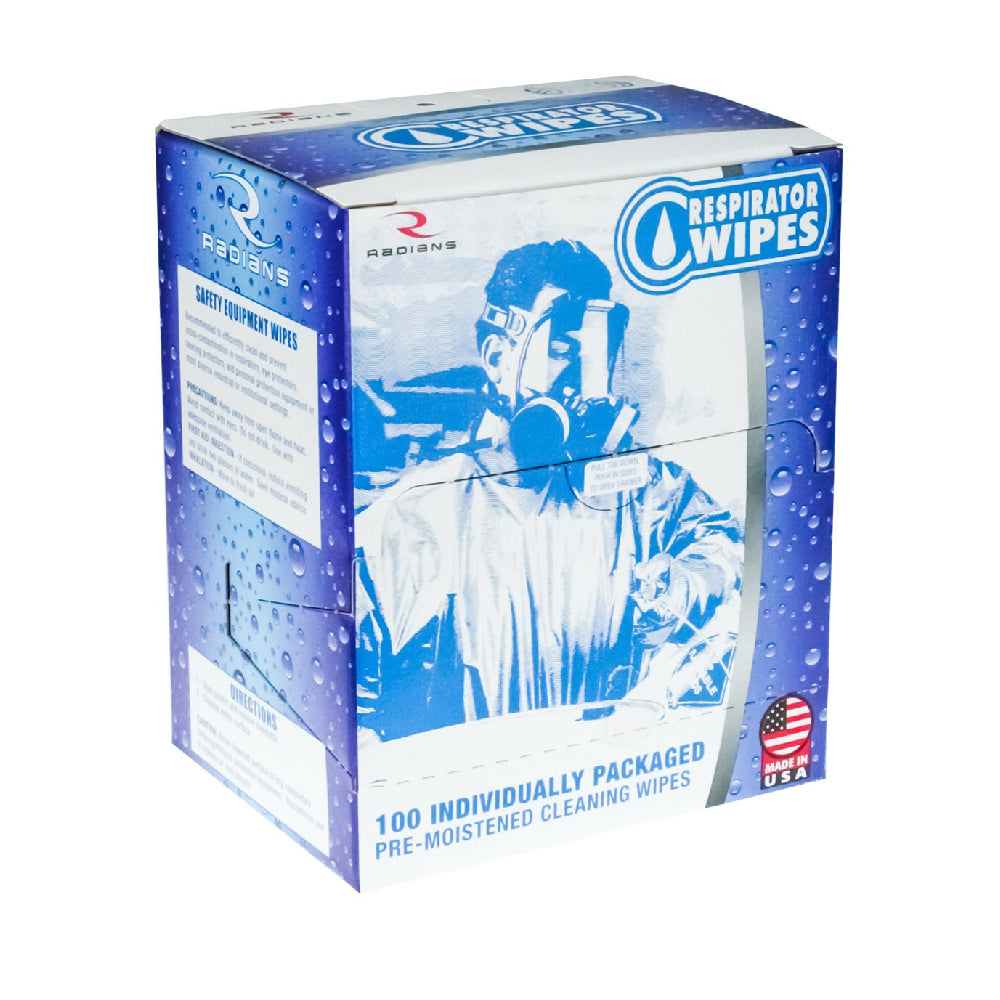 Radians Respirator Cleaning Wipes with 70% IPA - 100pk