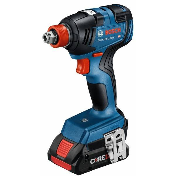 Bosch GXL18V-233B25 - GDX18V-1800 18V EC Brushless Freak 1/4 inch and 1/2 inch Two-In-One Bit/Socket Impact Driver