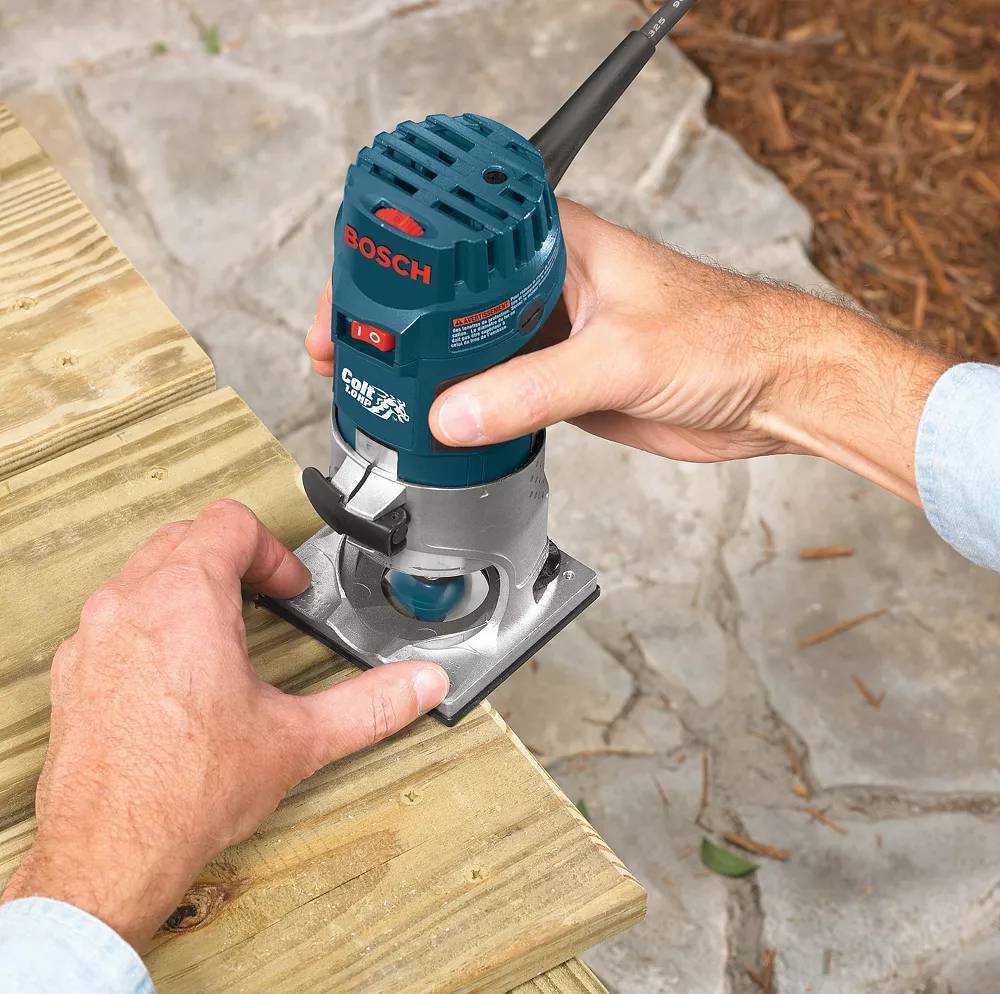 Bosch PR20EVS Colt 1.0 HP Electronic Variable-Speed Palm Router working