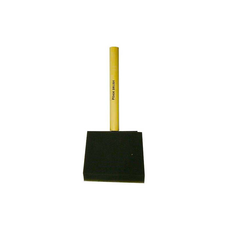 Richard 4in Foam Brush with Wood Handle