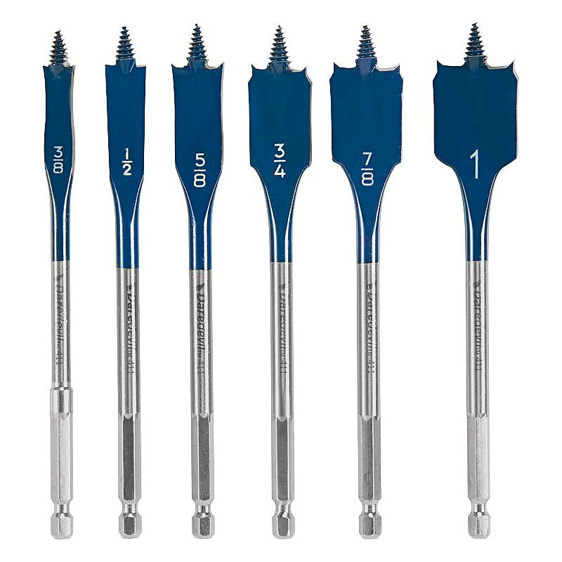 Bosch 6pc Daredevil Standard Spade Bit Set