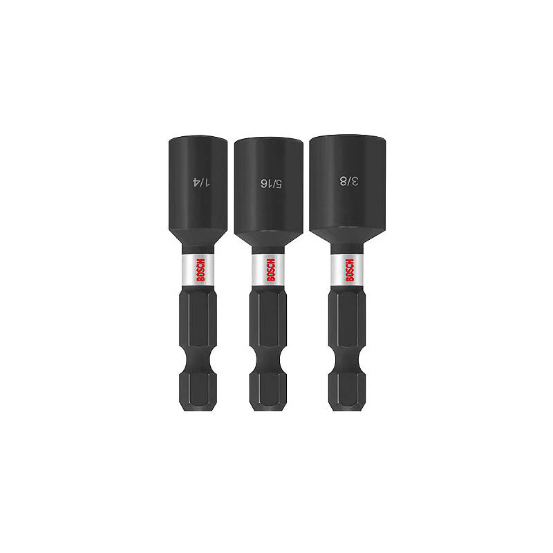 Bosch 3pc Impact Tough 1-7/8in Nut Setter Set