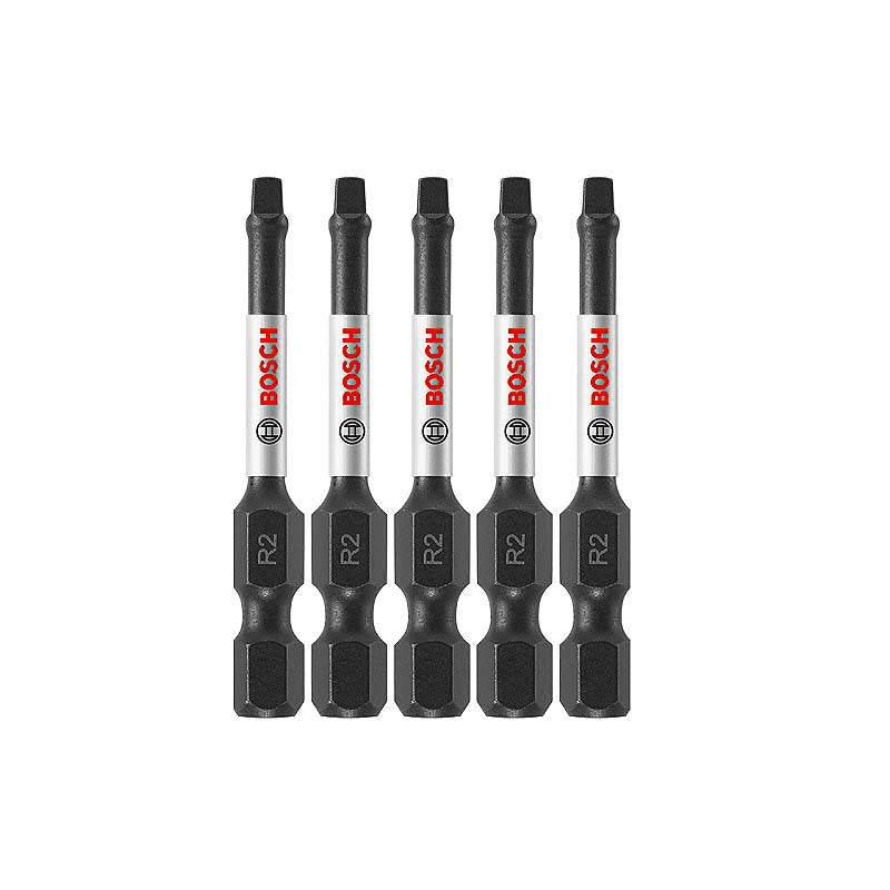 Bosch Impact Tough 2in Square #2 Power Bits - 5pk