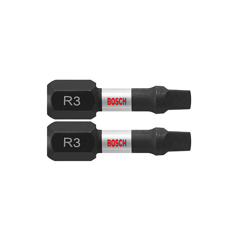 Bosch Impact Tough 1in Square #3 Power Bits - 2pk