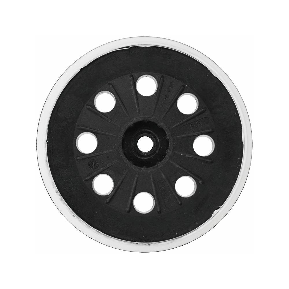 Bosch RS038 5 inch 8-Hole Hook  and Loop Soft Sanding Backing Pad for ROS65VC-5