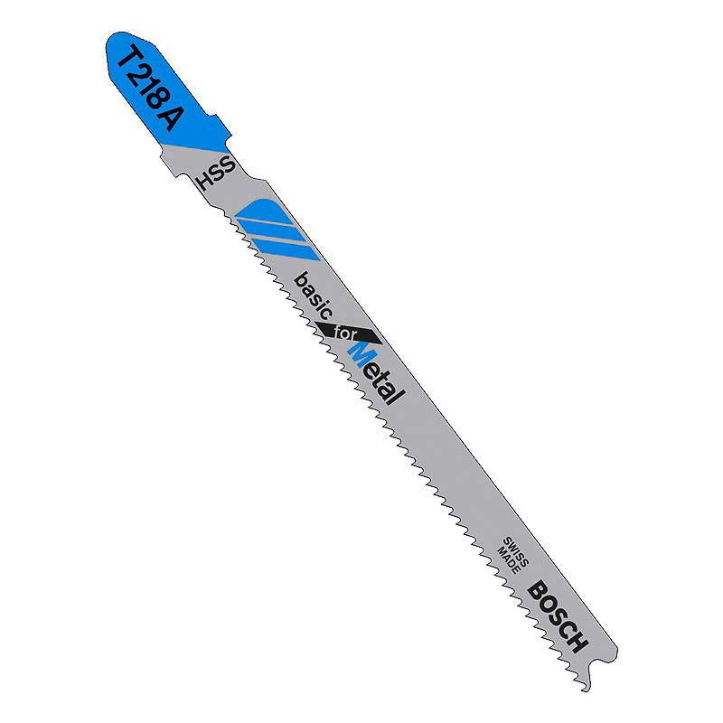 Bosch 3-5/8in 17-24 TPI Basics for Metal Curved Cut T-Shank Jig Saw Blades - 5pk