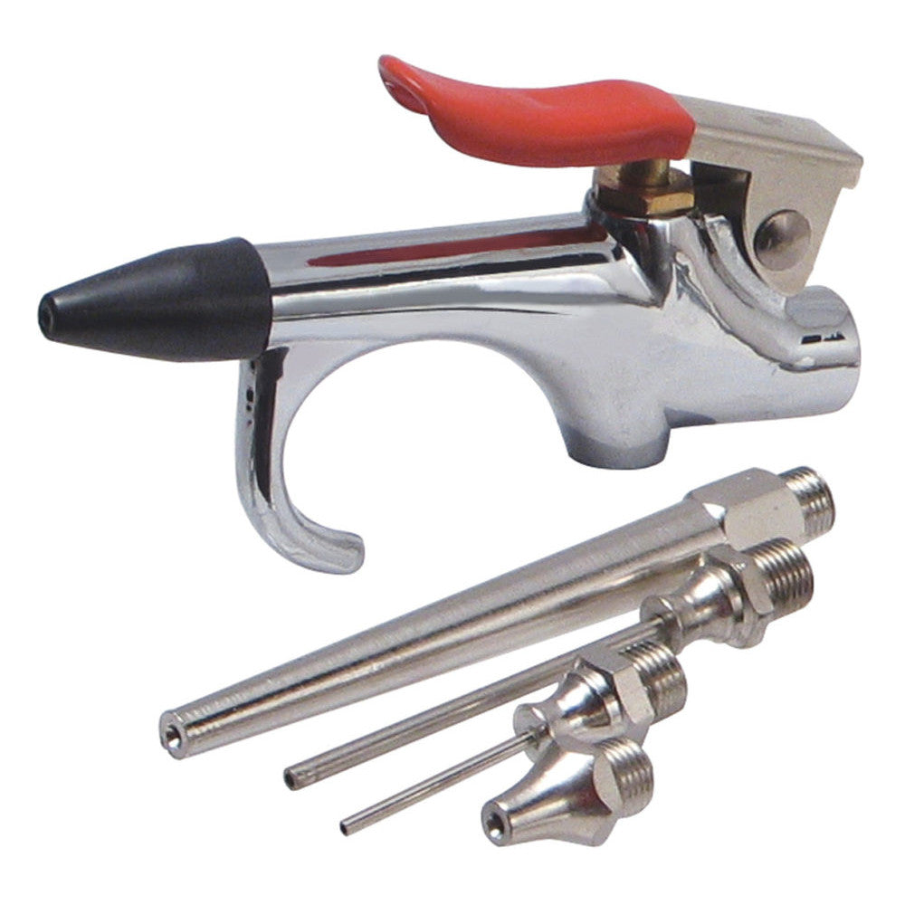 ROK 14042 Air Blow Gun with 5 Tips