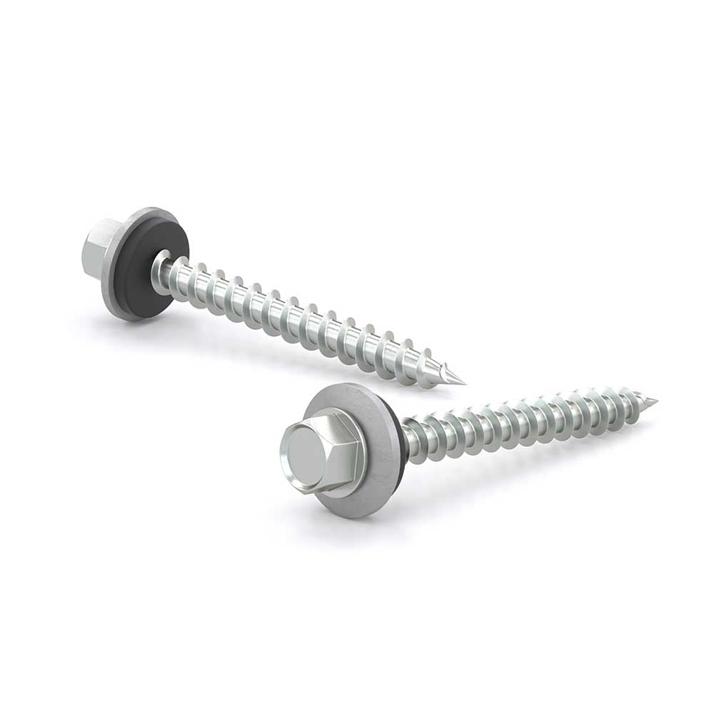 #9 x 1-1/2in Dacrotized Roof Metal Screws - 100pk