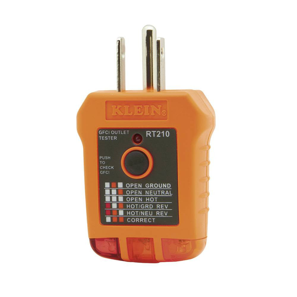 Klein Tools RT210 GFCI Receptacle Tester