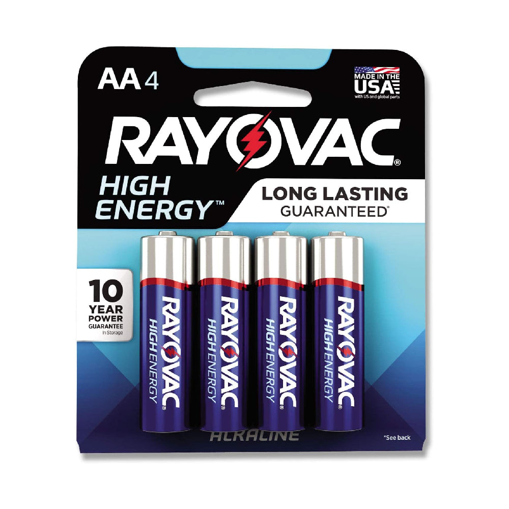 Rayovac Alkaline AA Batteries - 4pk