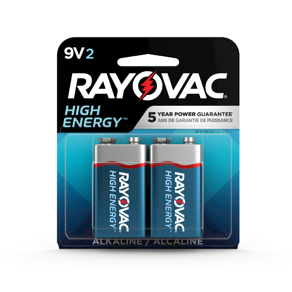 Rayovac 9V Alkaline Batteries - 2pk