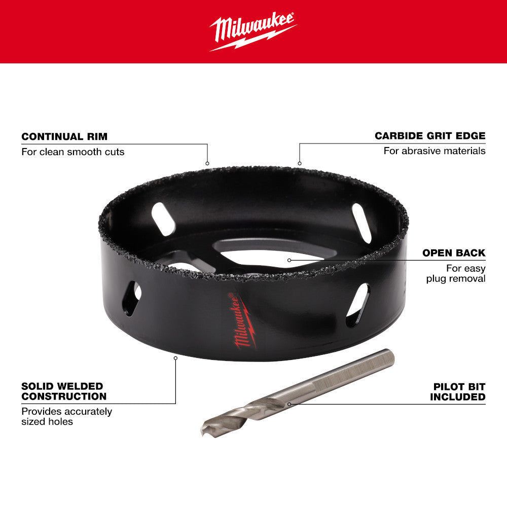 Milwaukee 49-56-0300 4-3/8 Inch Recessed Light Hole Saw