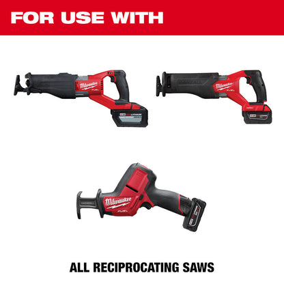 Milwaukee 48-00-8788 SAWZALL THE TORCH 9 inch 18 TPI Metal Demolition Blades - 25pk
