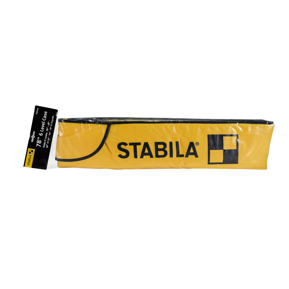 Stabila 30025 80 inch 6-Pocket Torpedo Level Carry Case