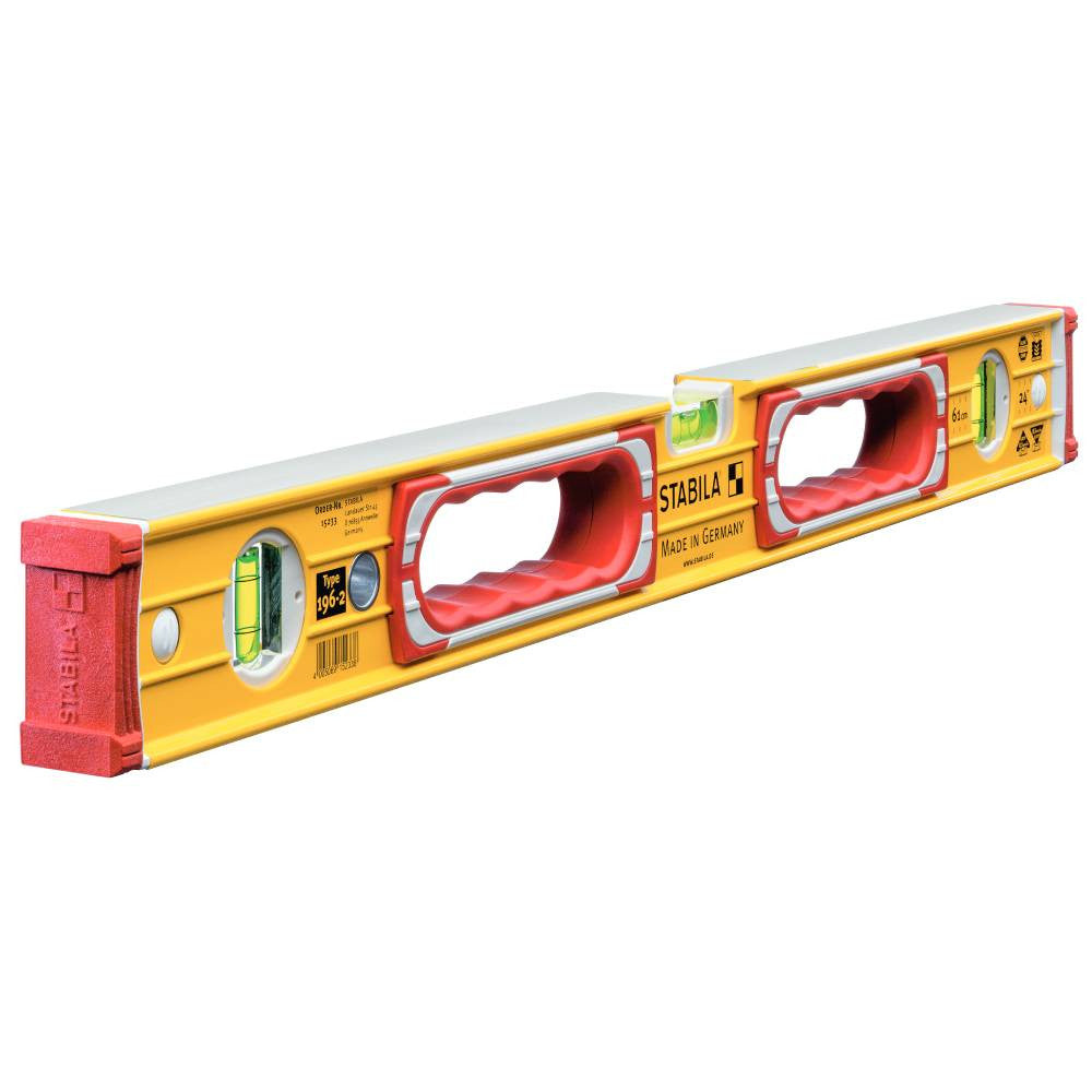 Stabila 37424 24-Inch Type 196 Heavy-Duty Level