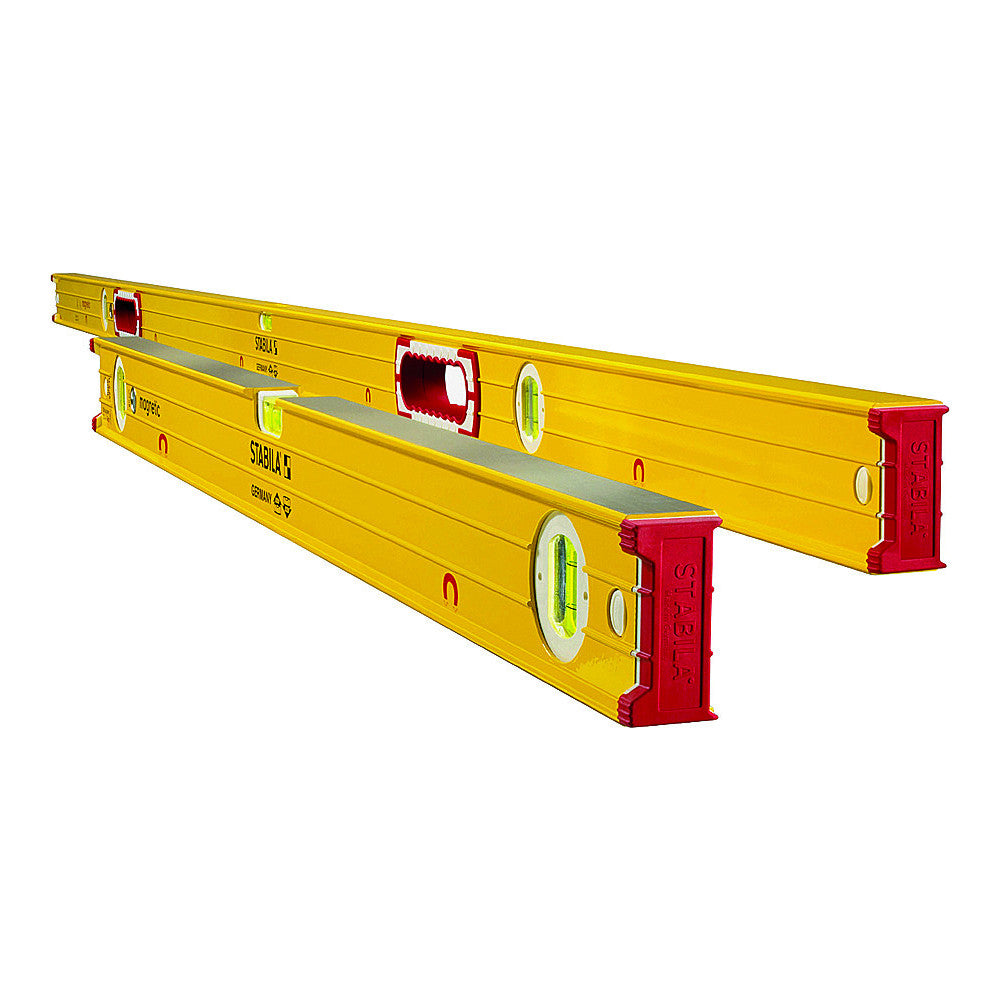 Stabila 38532 72 Inch and 32 inch Type 96M Heavy-Duty Magnetic Levels Combo Set