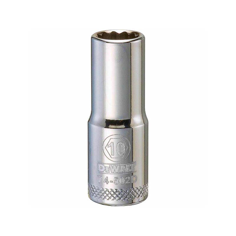 DeWalt 10mm 3/8in Drive 12pt Metric Deep Socket