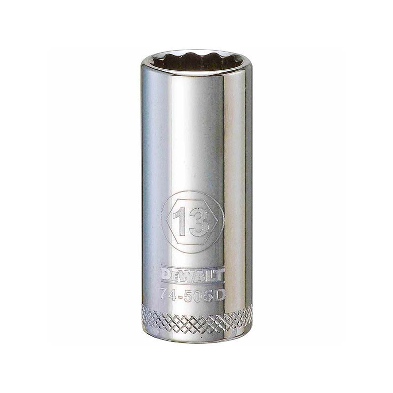 DeWalt 13mm 3/8in Drive 12pt Metric Deep Socket