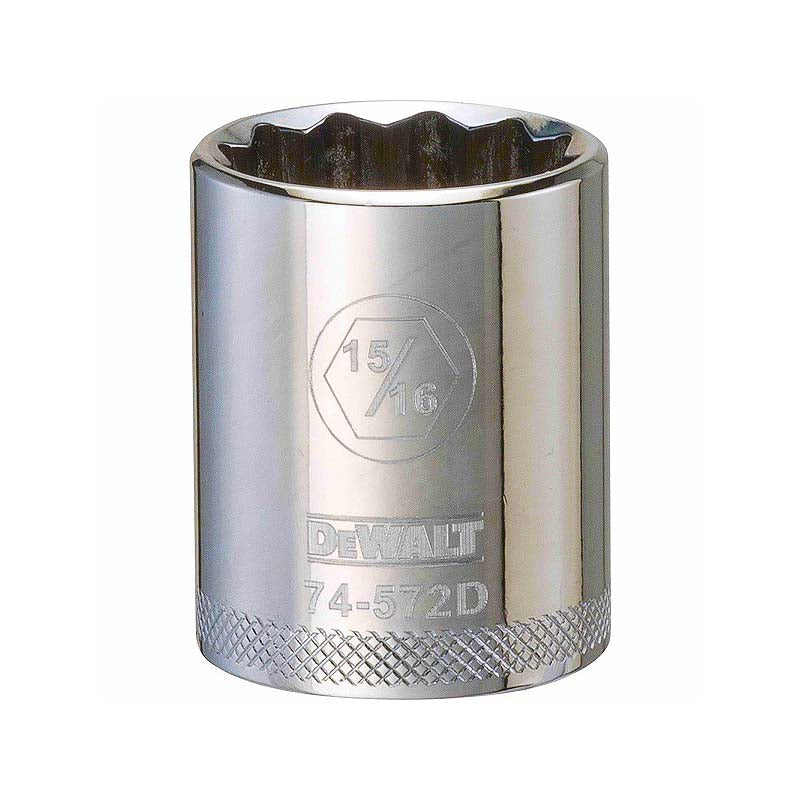DeWalt 15/16in 1/2in Drive 12pt SAE Socket