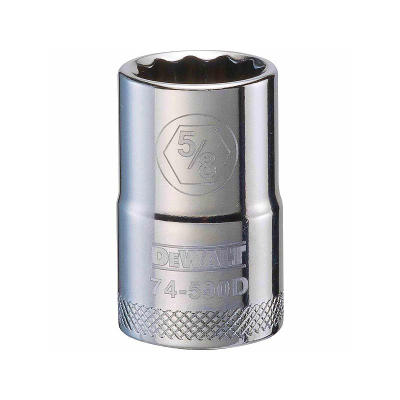 DeWalt 5/8in 1/2in Drive 12pt SAE Socket