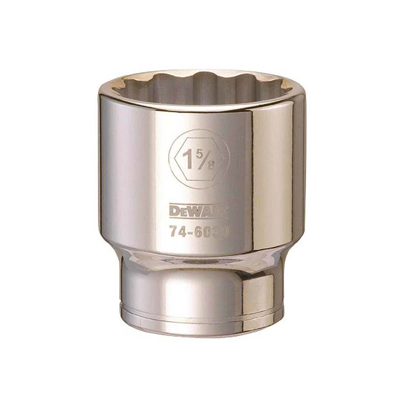 DeWalt 1-5/8in 3/4in Drive 12pt SAE Socket