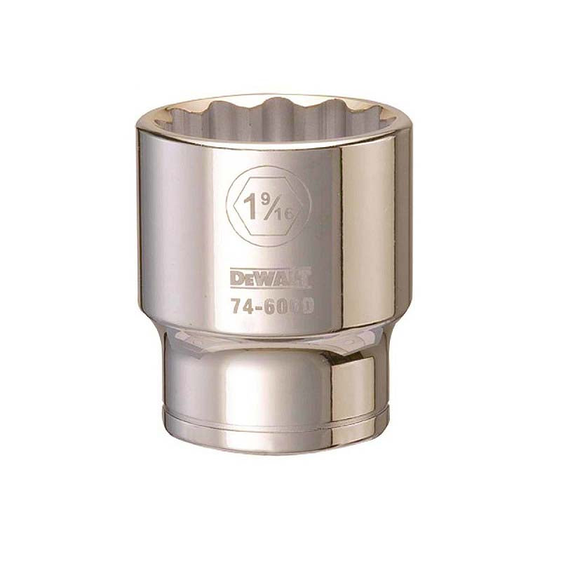 DeWalt 1-9/16in 3/4in Drive 12pt SAE Socket