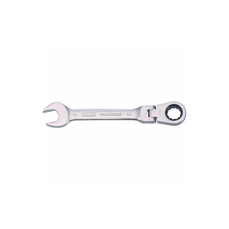 DeWalt 14mm 12pt Metric Flex Head Ratcheting Combination Wrench