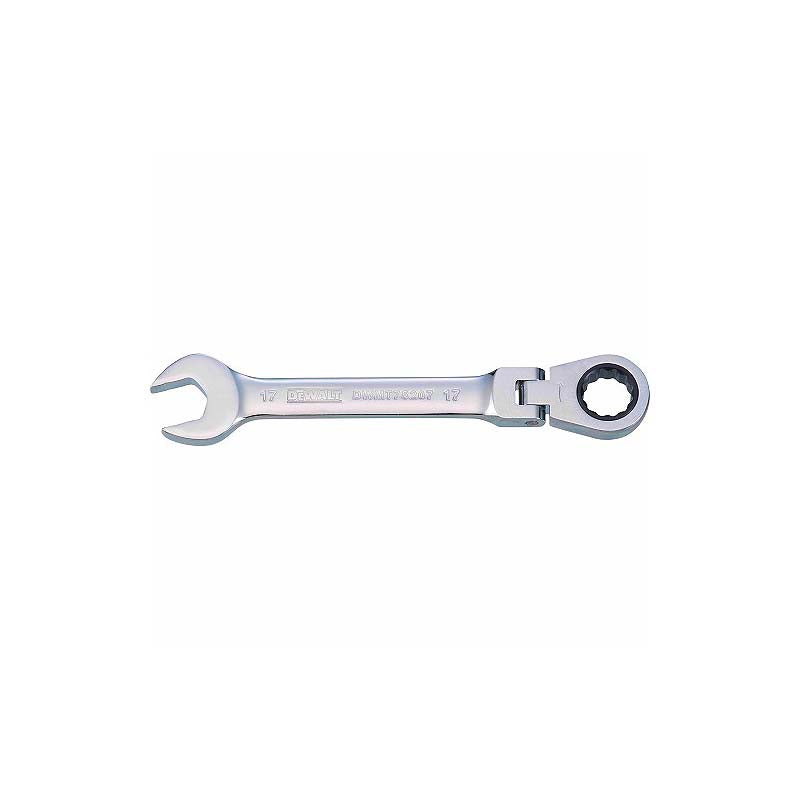 DeWalt 17mm 12pt Metric Flex Head Ratcheting Combination Wrench