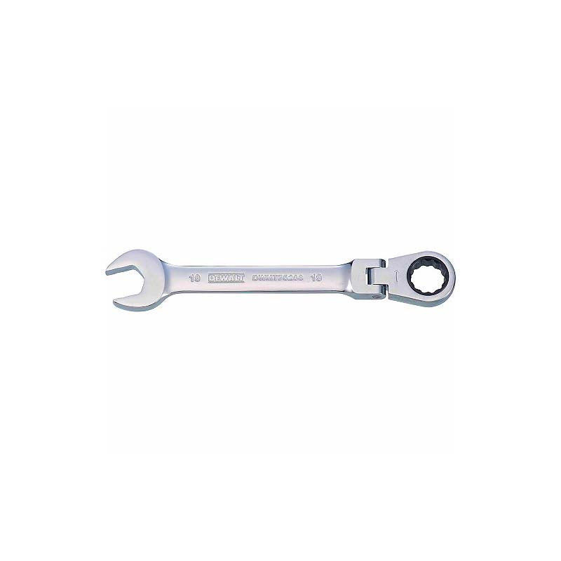 DeWalt 19mm 12pt Metric Flex Head Ratcheting Combination Wrench