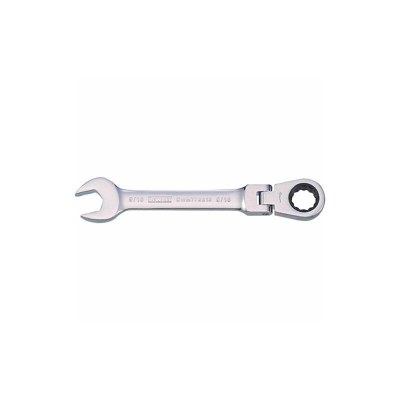 DeWalt 9/16in 12pt SAE Flex Head Ratcheting Combination Wrench