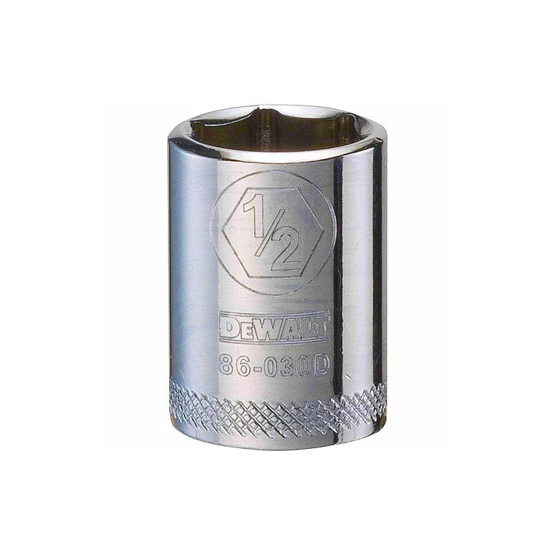 DeWalt 1/2in 1/4in Drive 6pt SAE Socket