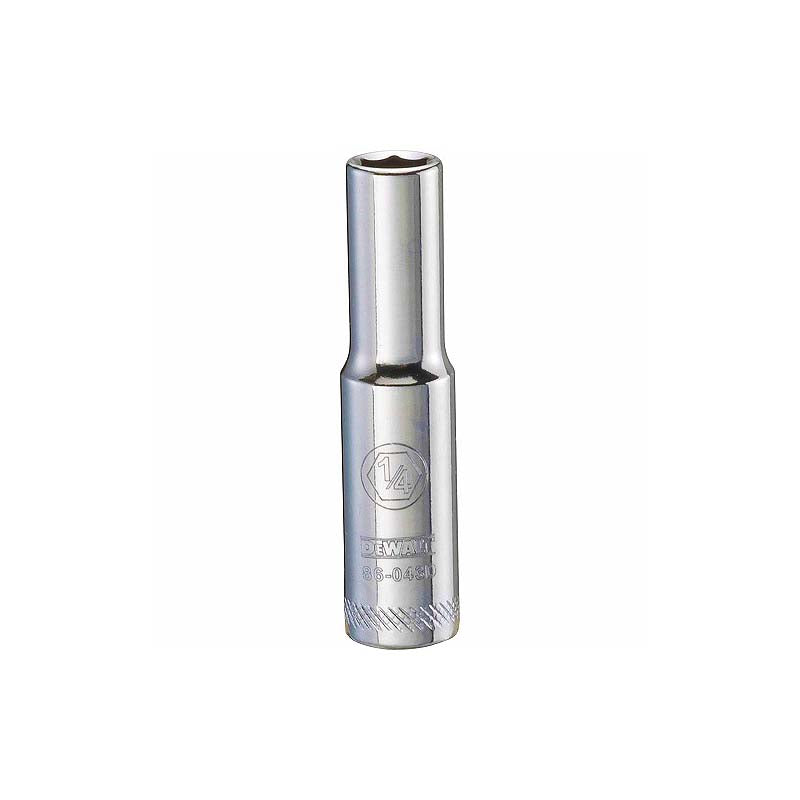 DeWalt 1/4in 1/4in Drive 6pt SAE Deep Socket