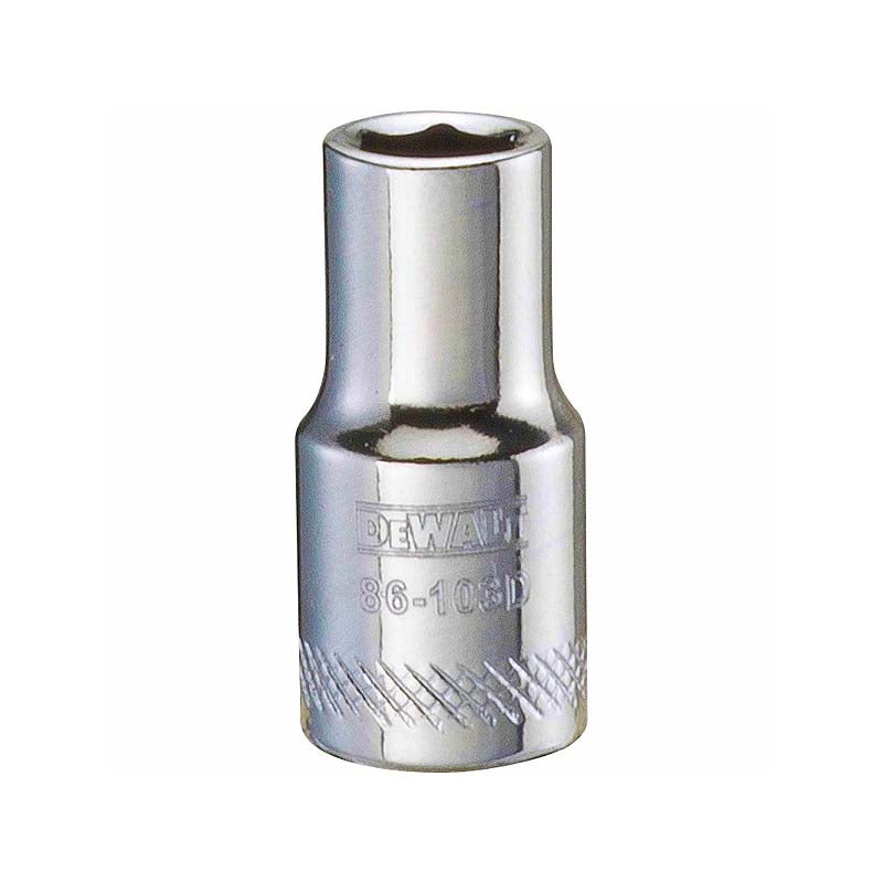DeWalt 6mm 1/4in Drive 6pt Metric Socket